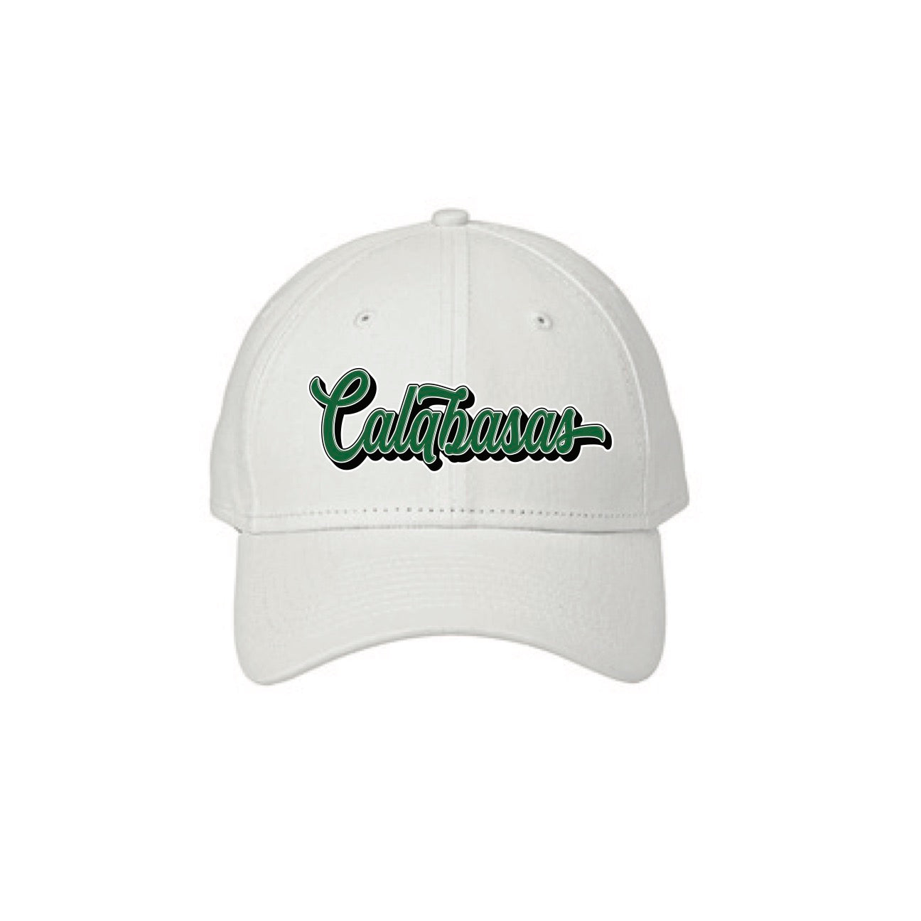 Co-Branded Calabasas Hat - White (Customizable)